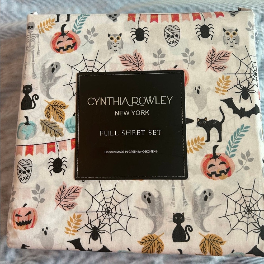 Cynthia Rowley Halloween sheet set